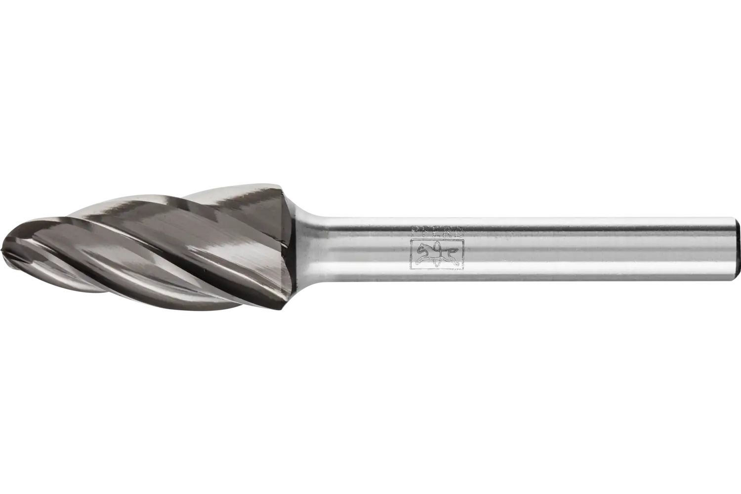 Picture of Pferd HICOAT® Carbide Bur SF-5 Tree Shape ALU Cut 1/2" x 1" x 1/4" Shank